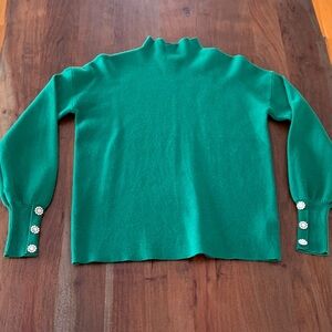 Tahari, Mock Neck Sweater, Sz M